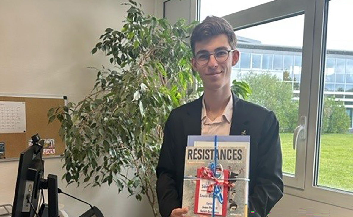 Prix pour un élève du Concours National de la Résistance et de la Déportation 2024.