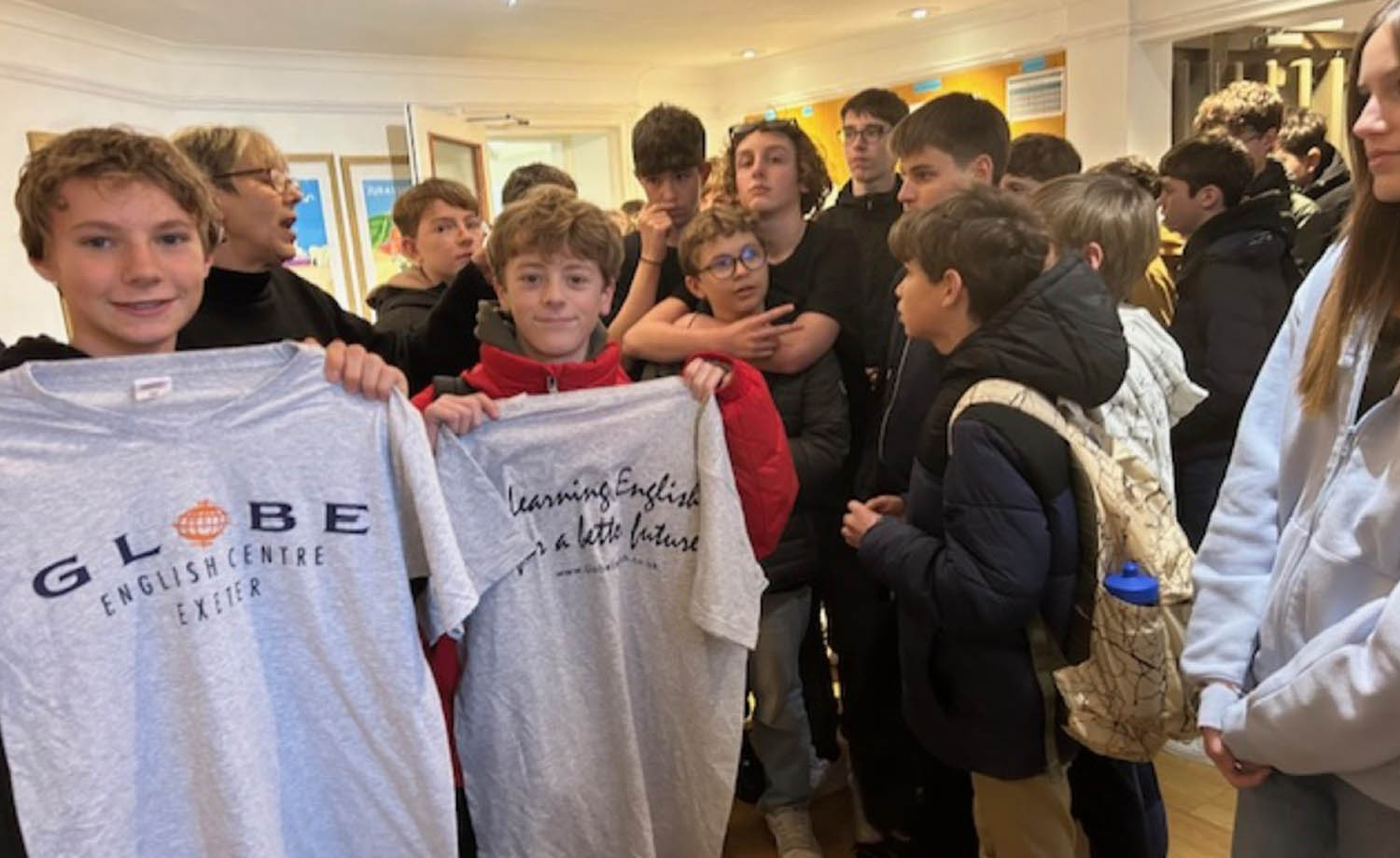 Les 4èmes du Groupe Saint Jean en séjour pédagogique.