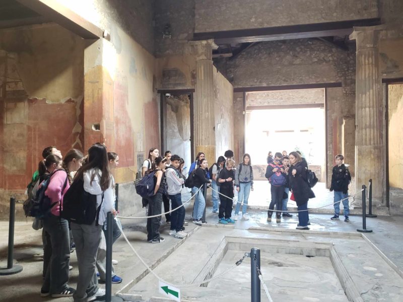 Visite en Italie pour les élèves de 4ème du Groupe Saint Jean.