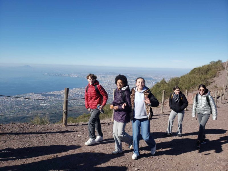 Promenade en Italie pour les élèves de 4ème.