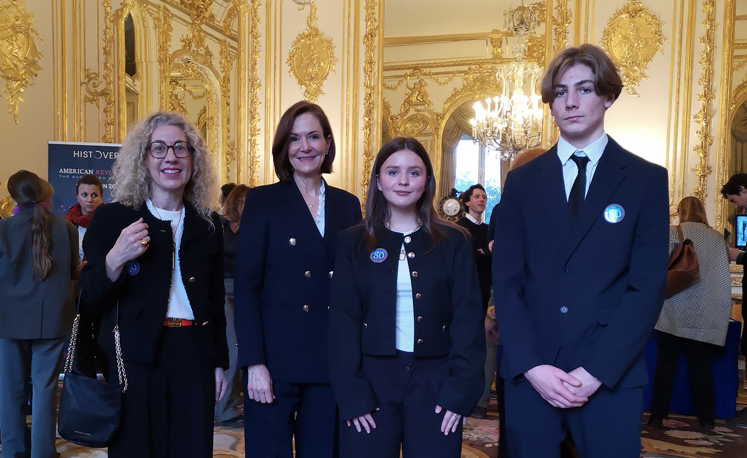 Les élèves de 1MG1 du Lycée de La Salle (Rennes) participant au programme Adopt A Diplomat.