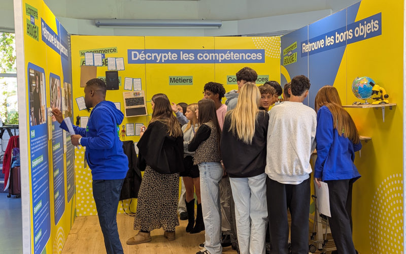 Ateliers OPcommerce au Lycée de La Salle : les élèves découvrent les métiers du commerce, de la vente et de la logistique.