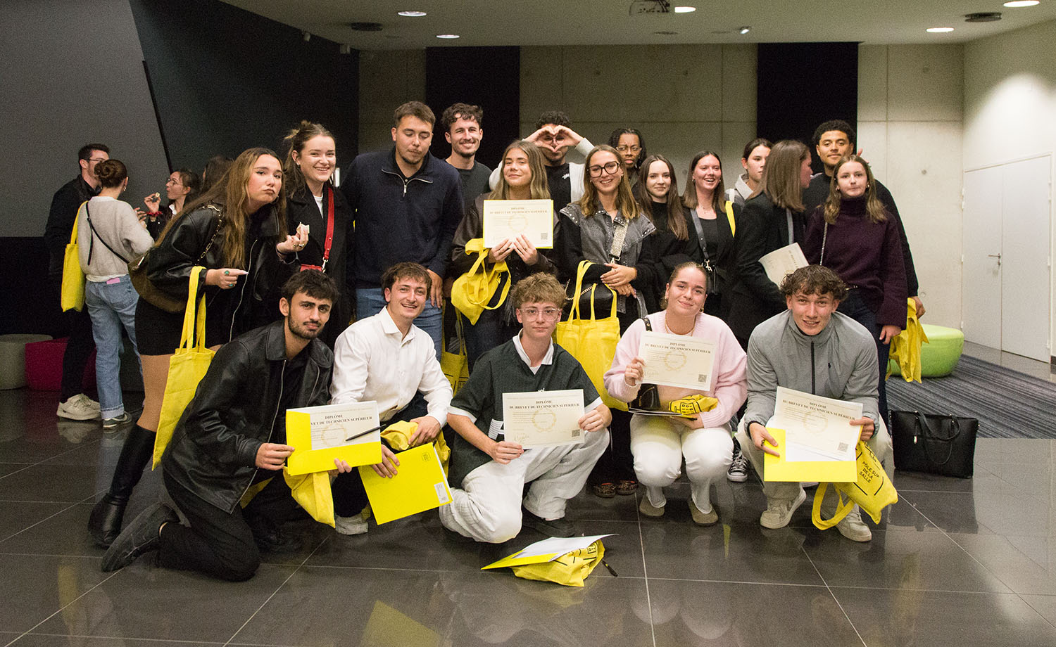 Remise des diplômes des étudiants en BTS 2025 du Pôle Sup et CFA de La Salle.