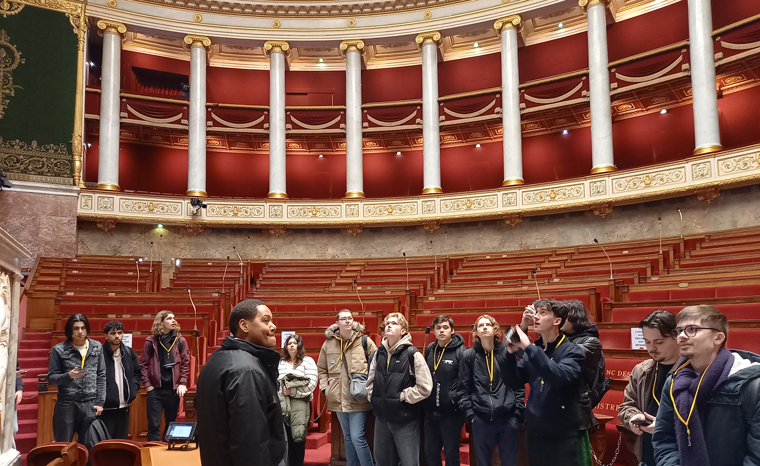 Étudiants de BTS SIO du Pôle Sup de La Salle lors d’une activité de cohésion organisée pendant la semaine pédagogique autrement.