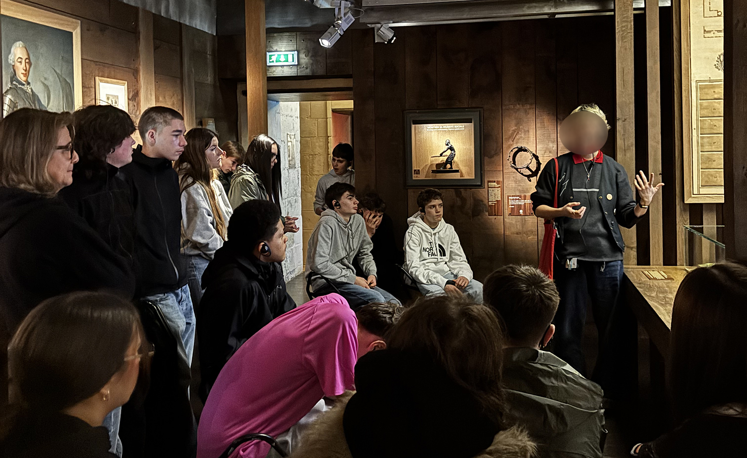 Les secondes pros Métiers de la Relation Client du Lycée de La Salle en visite à Nantes.