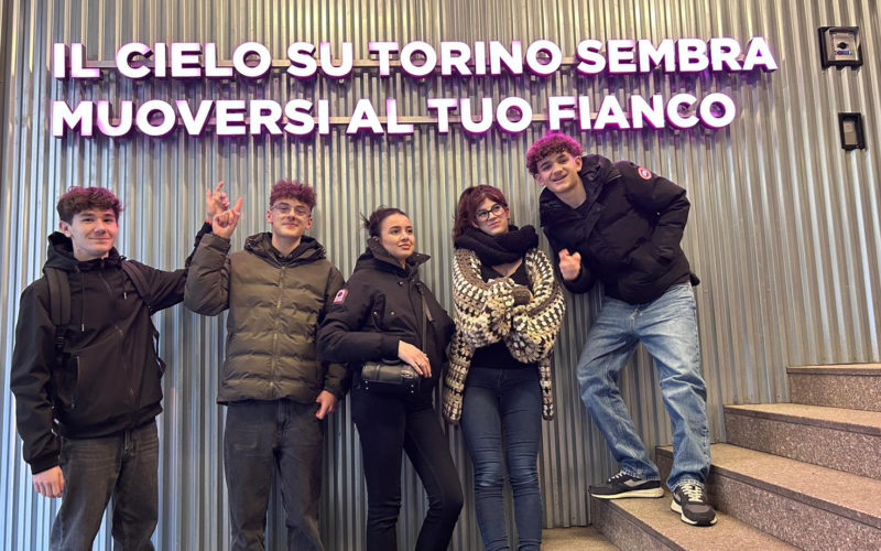 Élèves du Lycée de La Salle en mobilité Erasmus lors de leur séjour scolaire à Turin.