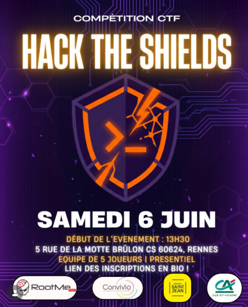 Evénement Cyber HACK THE SHIELDS du CFA de La Salle.
