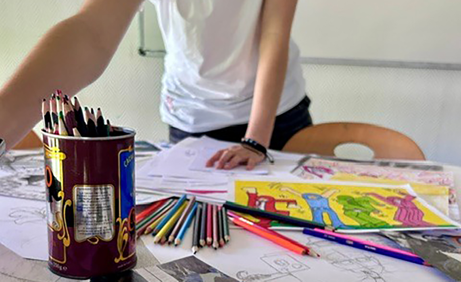 Projet artistique réalisé par un élève de la filière STMG du Lycée de La Salle à Rennes.