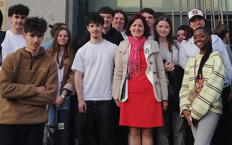 Sortie culturelle des élèves en Bac Pro Métiers du commerce et de la vente à Rennes.