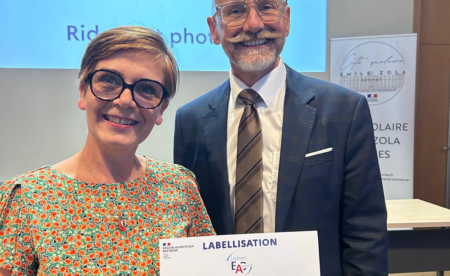 Remise du Prix EAC 2026 pour le Lycée et Pôle Sup de La Salle à Rennes.