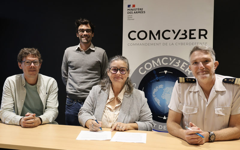 Convention de partenariat entre le Pôle Sup, le CFA de La Salle à Rennes et ComCyber en octobre 2026.